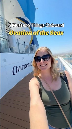 A few things to do onboard Royal Caribbean’s Ovation of the Seas! #royalcarribean #cruisetips