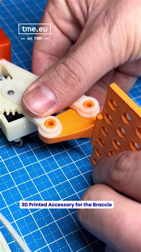 Multi-Purpose 3D Printed Add On for the Braccio Robot Arm 🦾#arduino #robot #electronics #engineering #tmeeu @Arduino @arduiNote