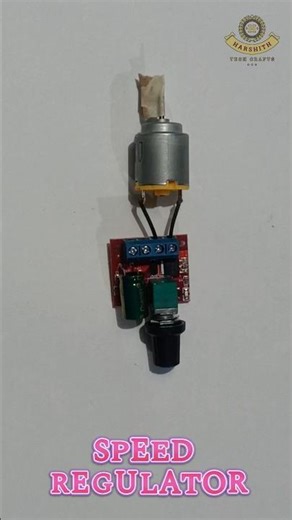 DC MOTOR SPEED CONTROLLER | PWM REGULATOR | #motor #controller #diy