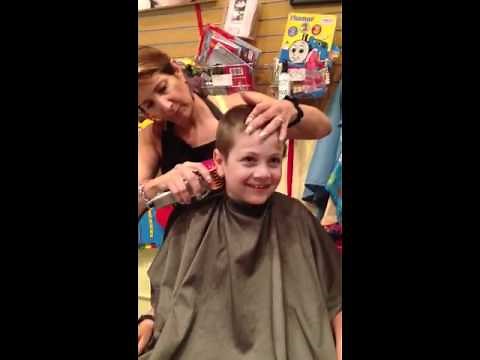 Luke's First Buzz Cut