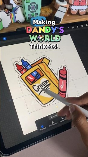 Making Scraps Trinket! 🖍️✂️#Dandysworld #scrap #trinket #diycrafts #cardboardcrafts #papercraft