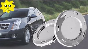 Big Autoparts Chrome Hubcaps 7 Spoke 22 Inch Wheel Center Cover Plain Crest Wheel Cap for Cadillac Escalade 2007-2014 Compatible with 9596649