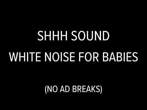 Baby Falls Asleep in 2 Minutes 🍼 Shhh White Noise | Black Screen All Night 🌙 No Ads (10 Hours)