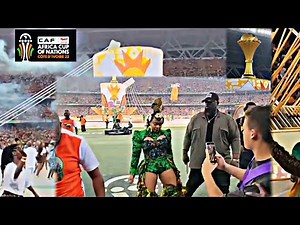 Yemi alade performing live at AFCON 2024 opening ceremony in Cote D'Ivoire