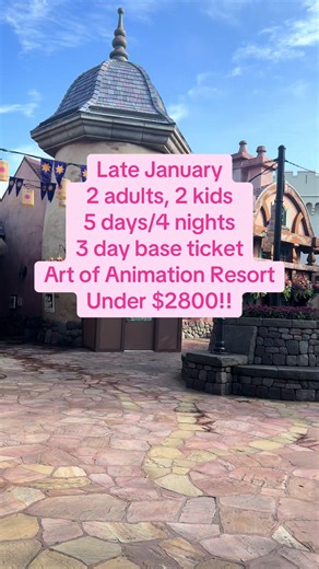 Affordable Disney World Vacation for Family of 4