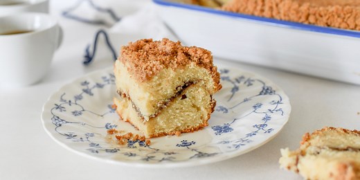 Cinnamon Streusel Coffee Cake