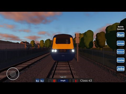 Driving a class 43 on Roblox GCR