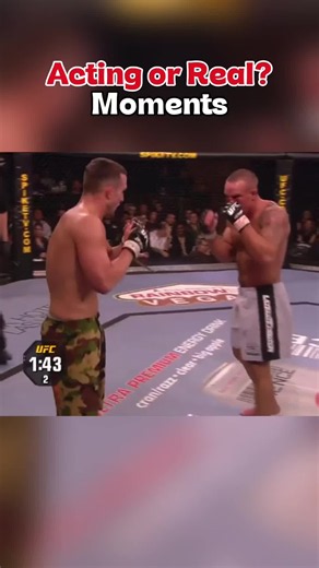 Real or Fake? What do you mean? #acting #ufc #mma #fyp | Acting