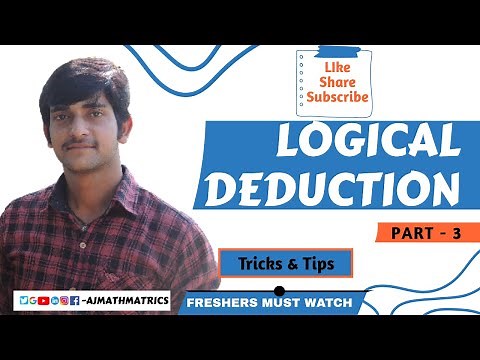 Logical Deduction Questions solved Easily without Pen&Paper