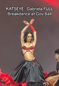 KATSEYE : Gabriela FULL Breakdance at Gov Ball 💃🏻🍎 #katseye #eyekons #kpop #govball #gabriela