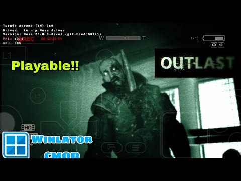 OUTLAST Whistleblower Gameplay HD On ANDROID/MOBILE 🔷 Winlator CMOD V13