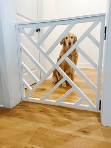 Baby Gate for Stairs | Custom Baby Gate for Stairs | Dog Gate | Modern Baby Gate | Stairway Gate| Half Dutch Door | Geometric Baby Gate - Etsy