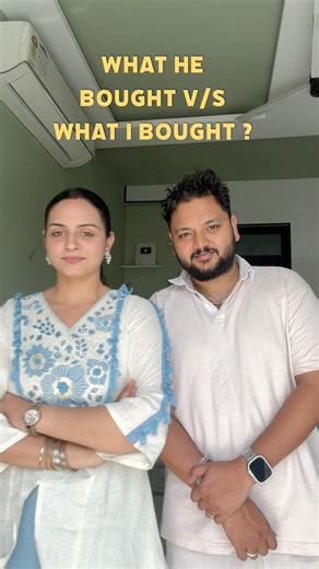 Husband v/s wife shopping #collaboration