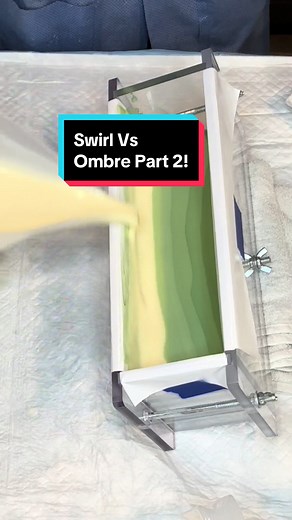 Creating a Satisfying Ombre Soap | Black Swan Soaps
