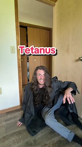 Tetanus is a severe bacterial infection affecting the central nervous system, characterized by muscle rigidity and painful spasms. Symptoms typically appear 3 to 21 days after exposure (averaging 8 days) and require immediate medical attention.