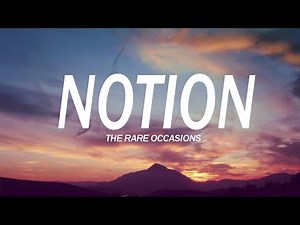 The Rare Occasions - Notion 1 (HOUR)