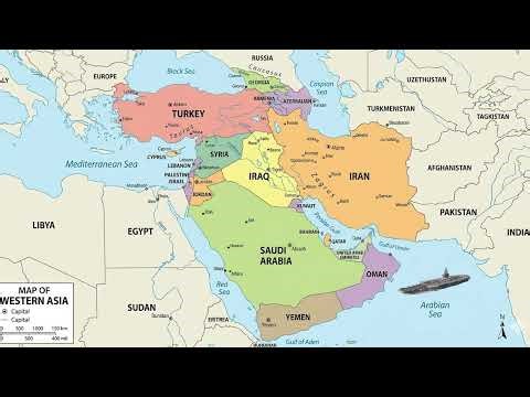 The Complete Map of Western Asia