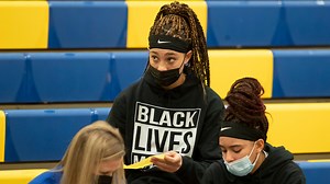 Destiny Adams, Manchester basketball team wear Black Lives Matter hoodies after being told no shirts