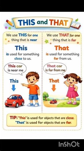 use of this and that 🤷 #shorts #shortsvideo #learnenglish #vocabulary