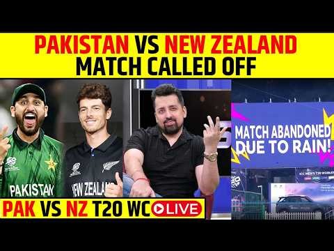 🔴PAKISTAN VS NEW ZEALAND T20 WC LIVE: MATCH CALLED OFF DUE TO RAIN #pakvsnz #t20worldcup2026