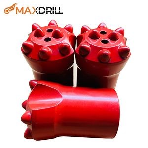 [Hot Item] Maxdrill Top Hammer Rock Drilling Tools 41mm H22 7 Degree Taper Button Bit