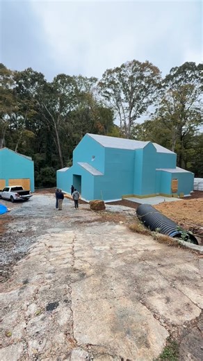 Monopoly Framing with a full Fluid Applied WRB ! @polyguardproducts Blue Barrier 💪🏻 | Risinger Build