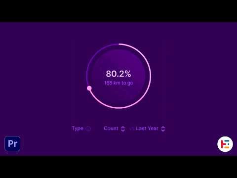 Create a Circular Progress Bar in Premiere Pro | Animated Percentage Counter