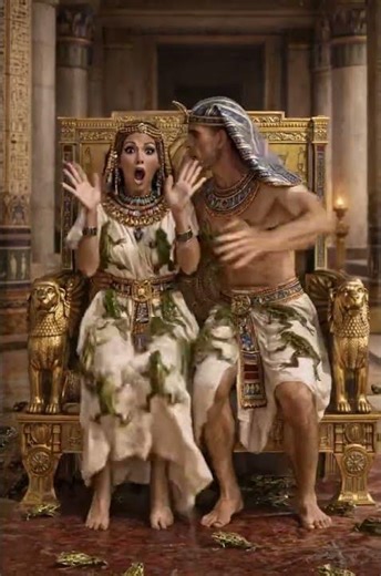 The Pharaoh and frogs in the Ten Commandments.