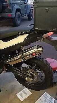 BMW F800gs Dominator exhaust