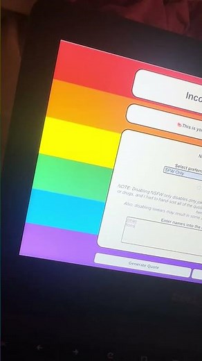 Incorrect quote generator