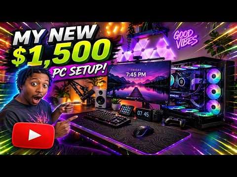My NEW $1,500 PC Setup is INSANE