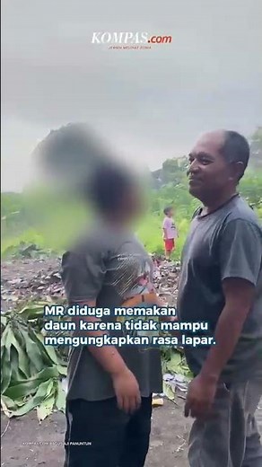Potret Kemiskinan di Balik Video Viral Anak Makan Rumput