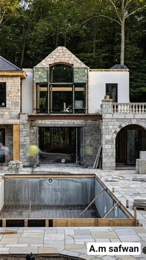 House + Infinity Pool Glow Up | Before vs After #shorts