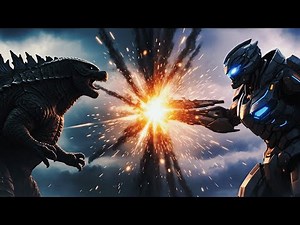 EPIC FIGHT MOMENT: Godzilla Takes Down GIANT ROBOT in EPIC 10 Minute Battle Royale