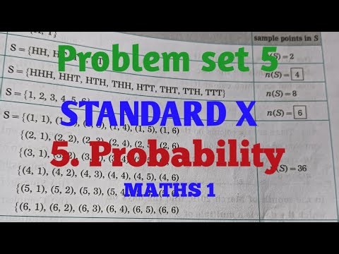 Problem set 5 // वर्ग 10 गणित // Class X // Maths 1 // 5. Probability