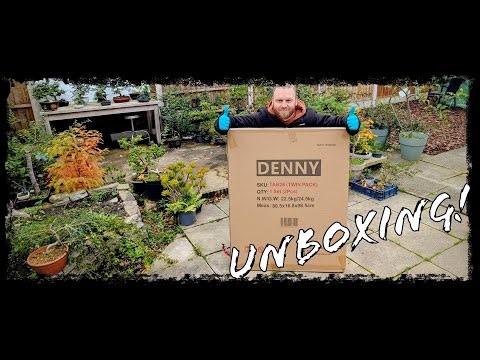 Unboxing Time at Bonsai Expression! | Foldable Benches for the Polytunnel?