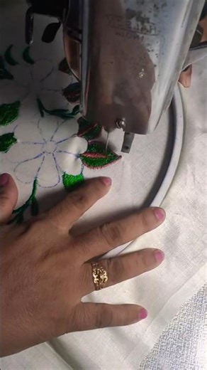 leaf pattern embroidery design 🌿🌿🌿🌿🌿🌿 zigzag stitch