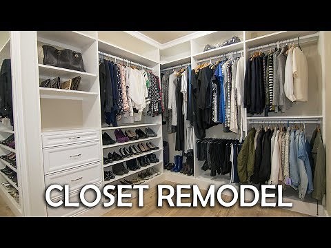Walk In Closet Remodel DIY