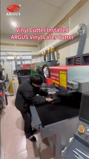 Vinyl Cutter Installed ARGUS Vinyl Laser Cutter