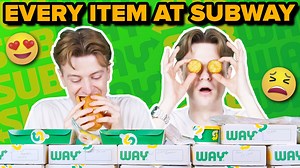 164K views · 680 reactions | Tom’s trying trials continue, this time at the world famous sub sandwich restaurant - Subway! Will he be able to eat his way through the entire menu? Find out as he tries every item on the Subway menu! ✨ | BuzzFeed UK | Facebook