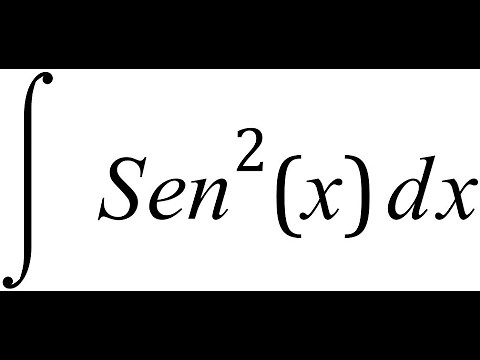 Integral Sen^2 (x) dx