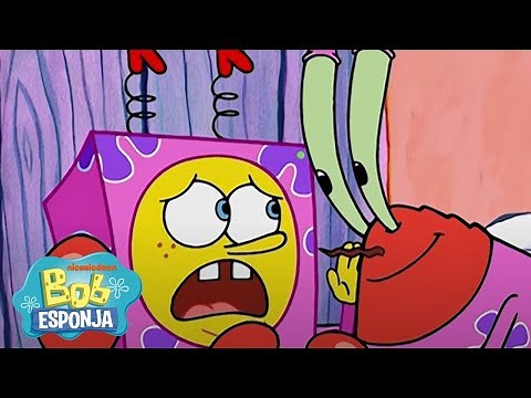 Bob Esponja | El Crustáceo Cascarudo se convierte en el CRUSTÁCEO MIMADO 🥰 | Bob Esponja en Español