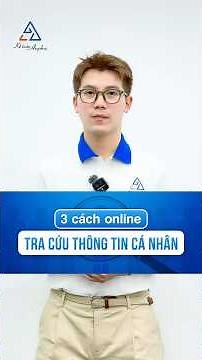 Tra cứu thông tin cá nhân từ CCCD - Tra cứu online trên Cổng Dịch vụ công #ketoananpha #cccd #VNeID