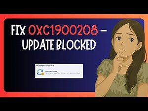 EASY FIX For Windows Update Error 0xc1900208 - SOLVED