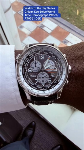 Citizen Eco-Drive World Time Chronograph Review