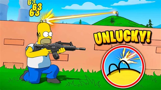 Fortnite fails & epic wins! #524 (Fortnite x Simpsons funny moments)