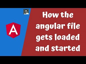 5. Checking the angular project execution process how it gets loaded and started.