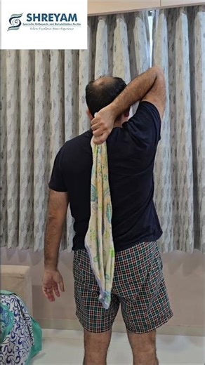 Frozen shoulder exercise 3 - back movements rotation