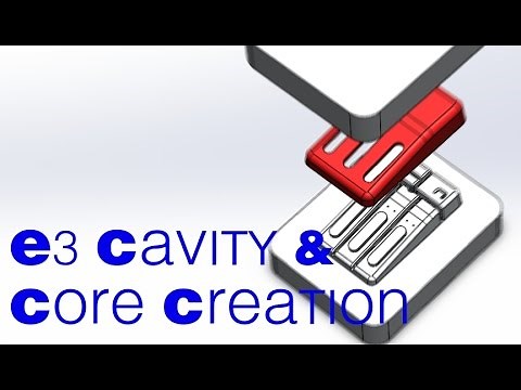 E3 SolidWorks Mold Design - Cavity & Core (old method)
