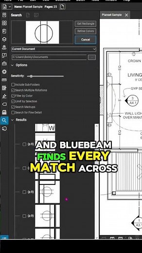 Here's how to use Image Search in Bluebeam to instantly find... #Shorts #blueprints_with_bob